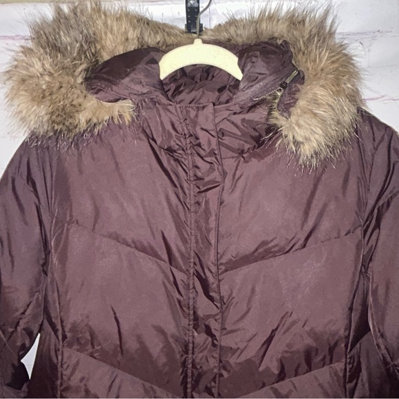 Eileen Fisher Down Puffer Coat women’s size M - Picture 2 of 9